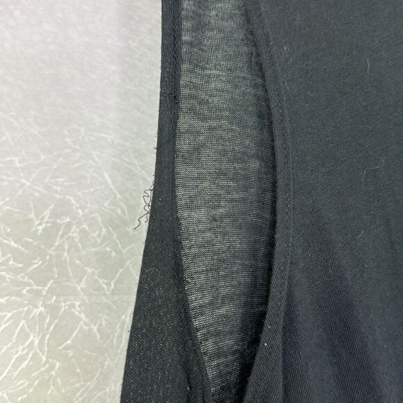 Raquel Allegra Distressed Tank Dress Black M - Picture 3 of 8